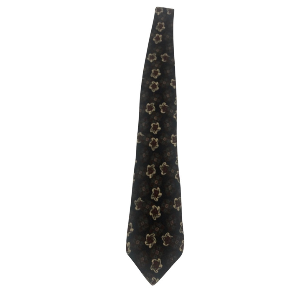 Fendi Cravatte Patterned Tie silk.